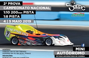 2ª Prova Campeonato Nacional 1/10 200MM e 1/8 Pista